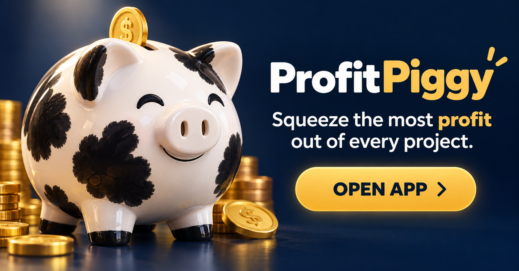 ProfitPiggy project pricing calculator